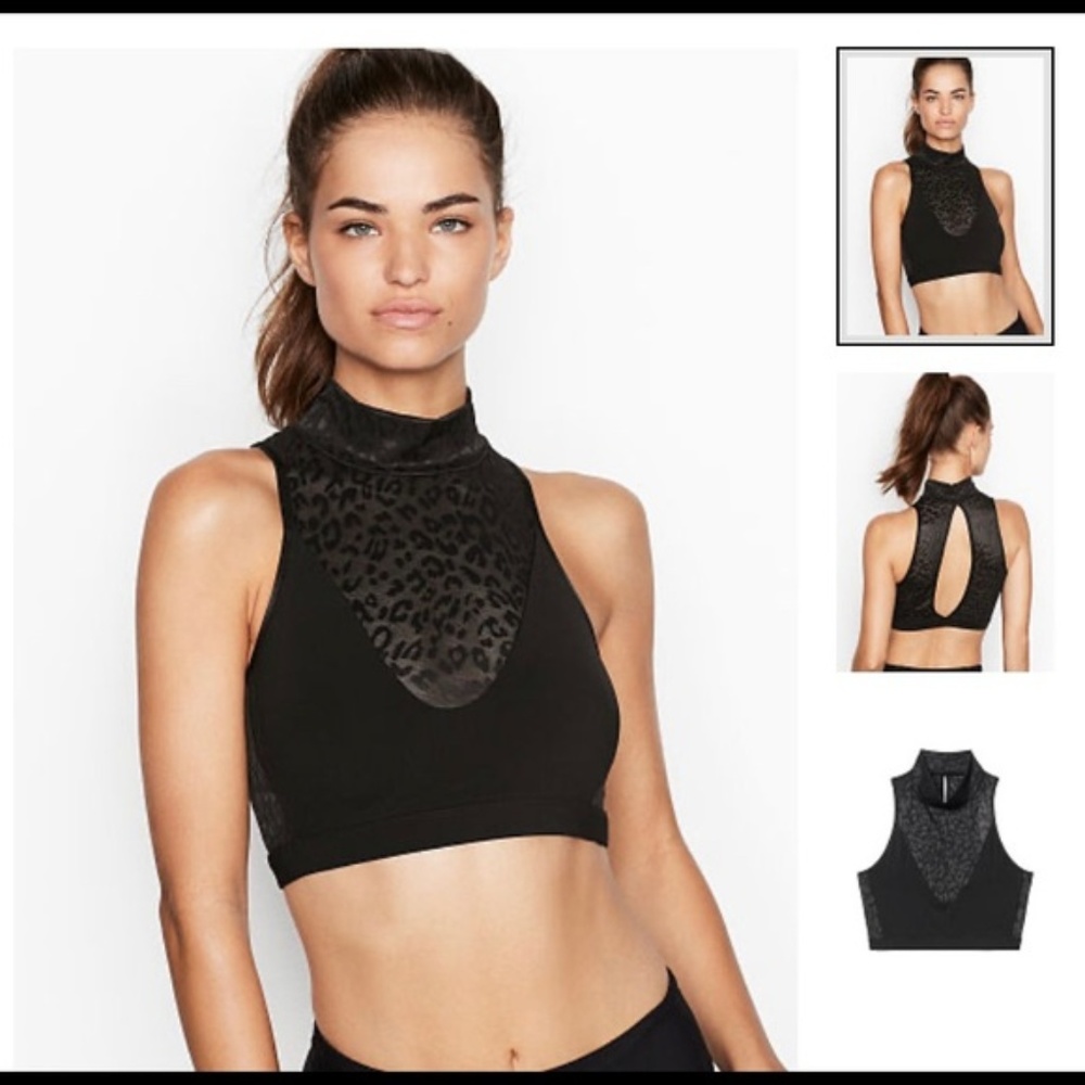 Victoria Secret Knockout Crop Top  XS NWT work out